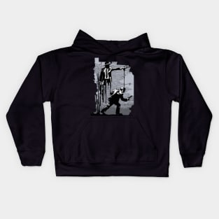 Government Agents Graffiti Art Kids Hoodie